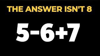 🤯 This Simple Math Question Is Fooling Everyone!
