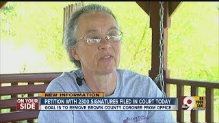 Petitions filed to remove coroner