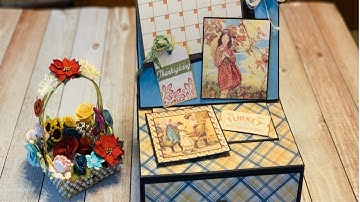 Part 7 Tutorial for Authentique Calendar Book Album & Easel Box