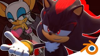 Shadow loves Latinas (Blender Animation Test)