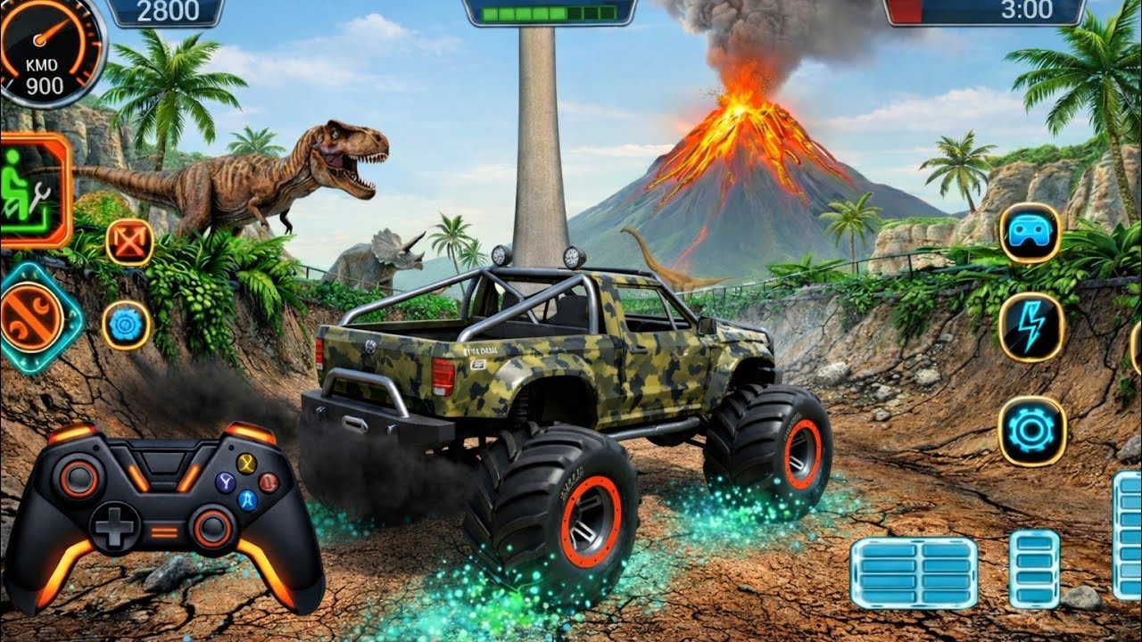 Ultimate Monster Truck Titan Showdown | Massive Air Control & Extreme Crash Moments