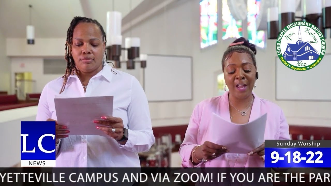 Lewis Chapel Weekly Announcements (91822) YouTube
