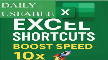Excel Shortcut Keys | Shortcut Excel Keyboard | Most useful Excel Shortcuts