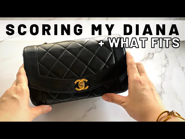 medium chanel diana flap