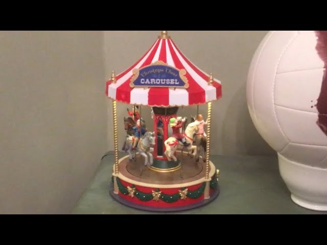 LEMAX Christmas Cheer carousel. November 2021 - YouTube