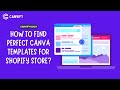 How to Find Best Canva Website Templates for Shopify and Customize Them