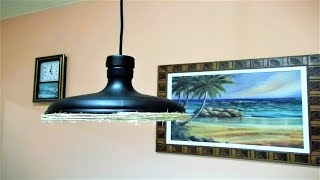 COMO FAZER LUMINÁRIA COM GALÃO DE ÁGUA – Decorando Com Brilho