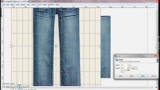 How to make jeans easy way using GIMP