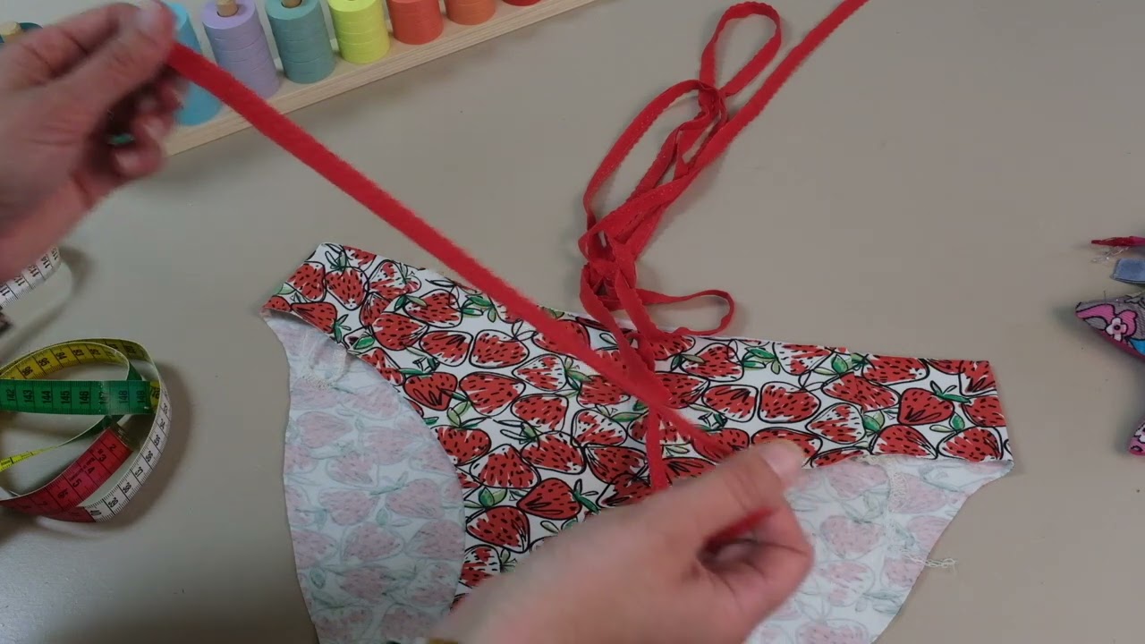 Coudre une culotte avec un élastique pré-plié