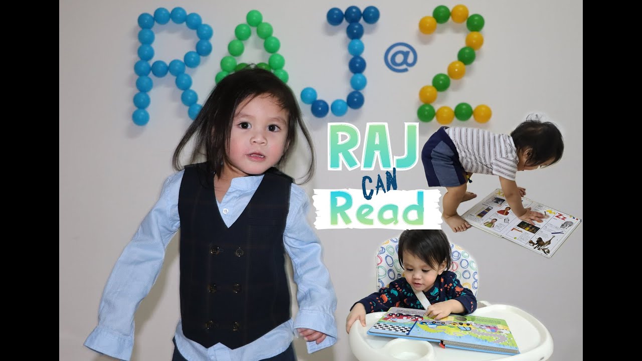 My Baby Raj can Read - YouTube