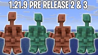 Minecraft 1.21.9 Pre-release 2 & 3 - Copper Statues are Easier & Mc Live Leaks