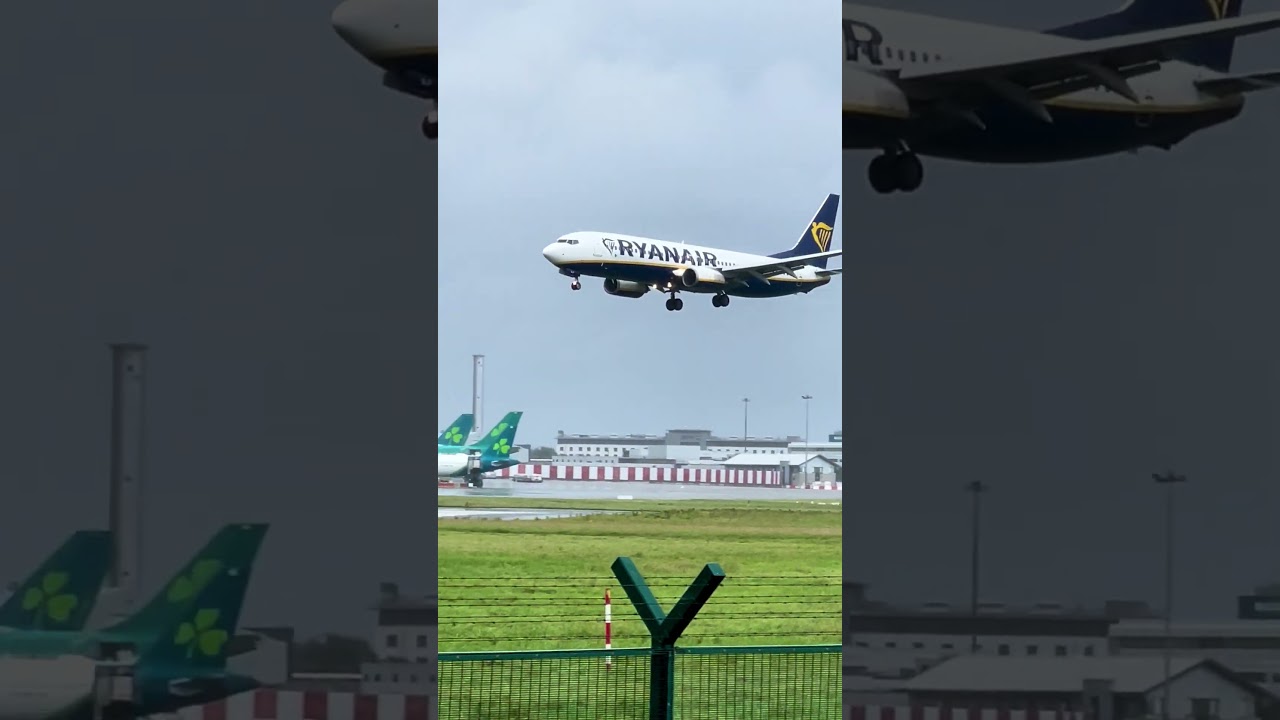 🔴LIVE streaming at Dublin Airport: Storm ⛈ Arrival EI-DLF from Alicante 
