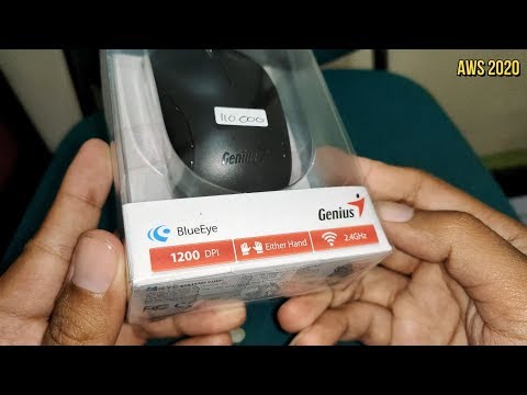 UNBOXING GENIUS NX-7000 WIRELESS MOUSE WITH BLUE EYE SENSOR