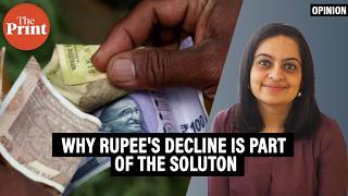Why the Indian rupee’s decline is part of the solution, not the problem