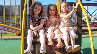 Brincando Com As Gêmeas Marias Gotardo - Maria Eduarda, Maria Luiza E Larissa Maria - As Três Marias