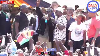 MICROPHONE DRAMA AT LINDA MWANANCHI RALLY IN NAKURU