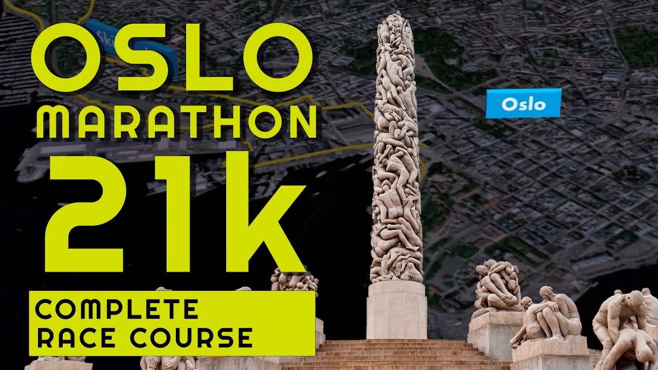 Oslo Marathon 2025: 21km – The complete course