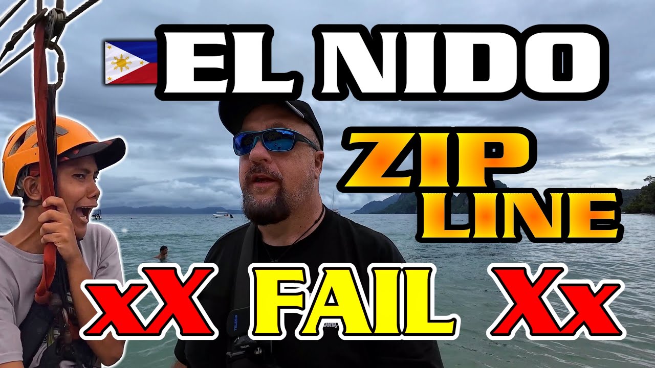 ZIP-Line RESCUE! (EL NIDO) Travel Palawan PH - YouTube