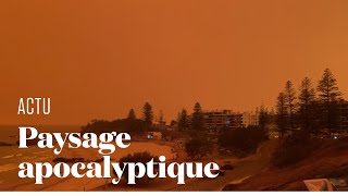 Les incendies en Australie envahissent une ville d'une lumière orangée