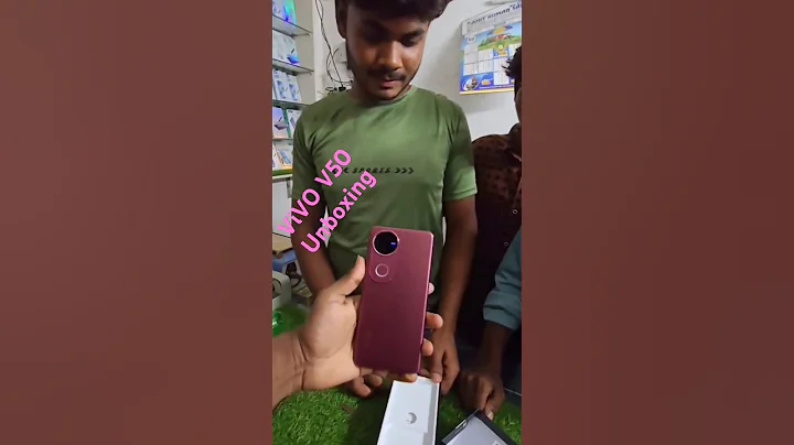 Happy Customer ViVO V50 5G (8+256) Color Rose Red #unboxing #youtubeshorts #vivov50 #shortsfeed