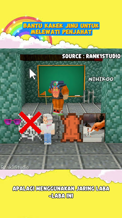 Help grandpa jinu to get past the villains ⁉️ #shorts #roblox #minecraft #squidgame2