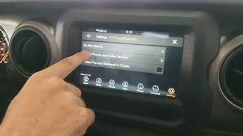 How To Pair Android with 2019 Wrangler Uconnect 4