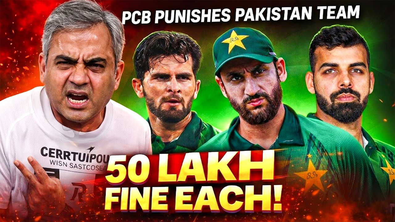 50 Lakh Fine Per Player😳 PCB’s Mohsin Naqvi Decision After Pakistan’s T20 WC Disaster | Cricket Info