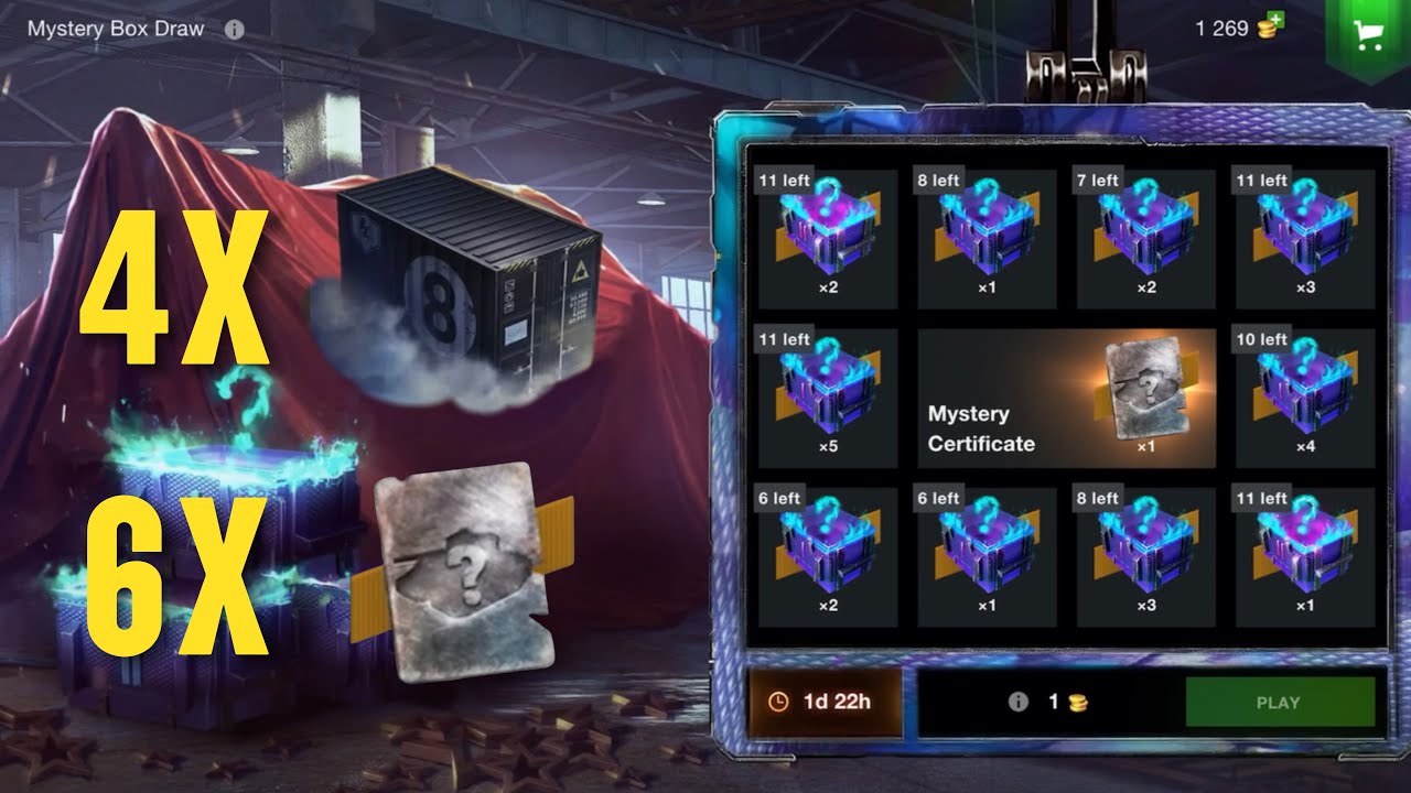 MASSIVE BLACK containers + Mystery Draw