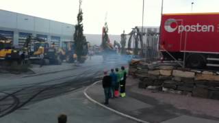 Drifting at Volvo maskin service 4 Drifting at Volvo maskin service 4