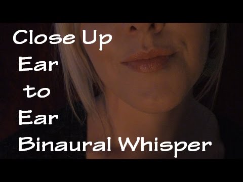 ASMR~Binaural~ Close Up