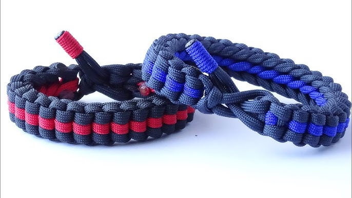 Thin Blue Line Paracord Police Bracelet (Copy)