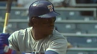 Sammy Sosa gets his first big league hit