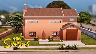 I Built The Simpsons House in The Sims 4 | No CC | ASMR Speed Build