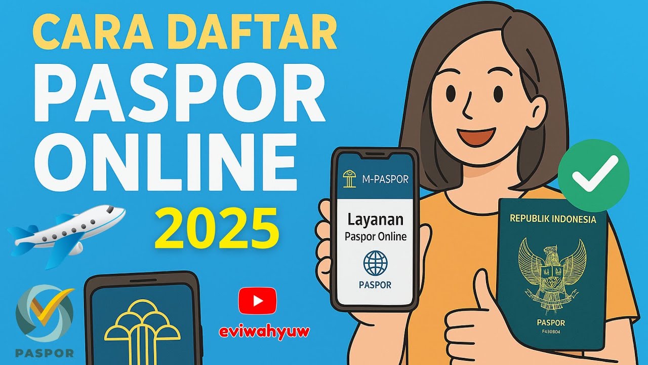 CARA DAFTAR PASPOR ONLINE LEWAT APLIKASI M-PASPOR TERBARU 2025 MUDAH CEPAT TANPA CALO ANTI RIBET