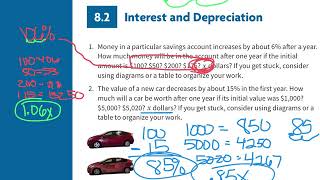 4.8 Percent Increase and Decrease with Equations