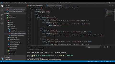 Angular 9 Parte 37. Asociar formulario usando formGroup y formcontrol