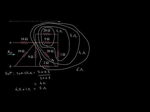 Practice problem 2.10 Find Rab for the circuit in fig. | Electrical Engineering