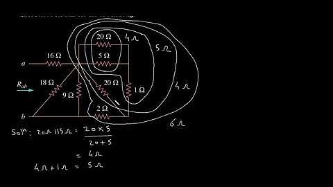 Practice problem 2.10 Find Rab for the circuit in fig. | Electrical Engineering