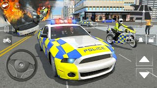 Police Car Chase Car Simulator-Police car chase in a crime-filled city screenshot 1