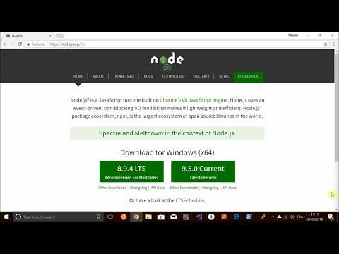 node.js - Initialisation