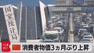 中国消費者物価 3ヵ月ぶり上昇（2021年4月9日）