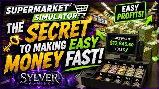 Supermarket Simulator - The SECRET to Making Easy Money FAST