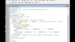 Lesson 7 car Types Code