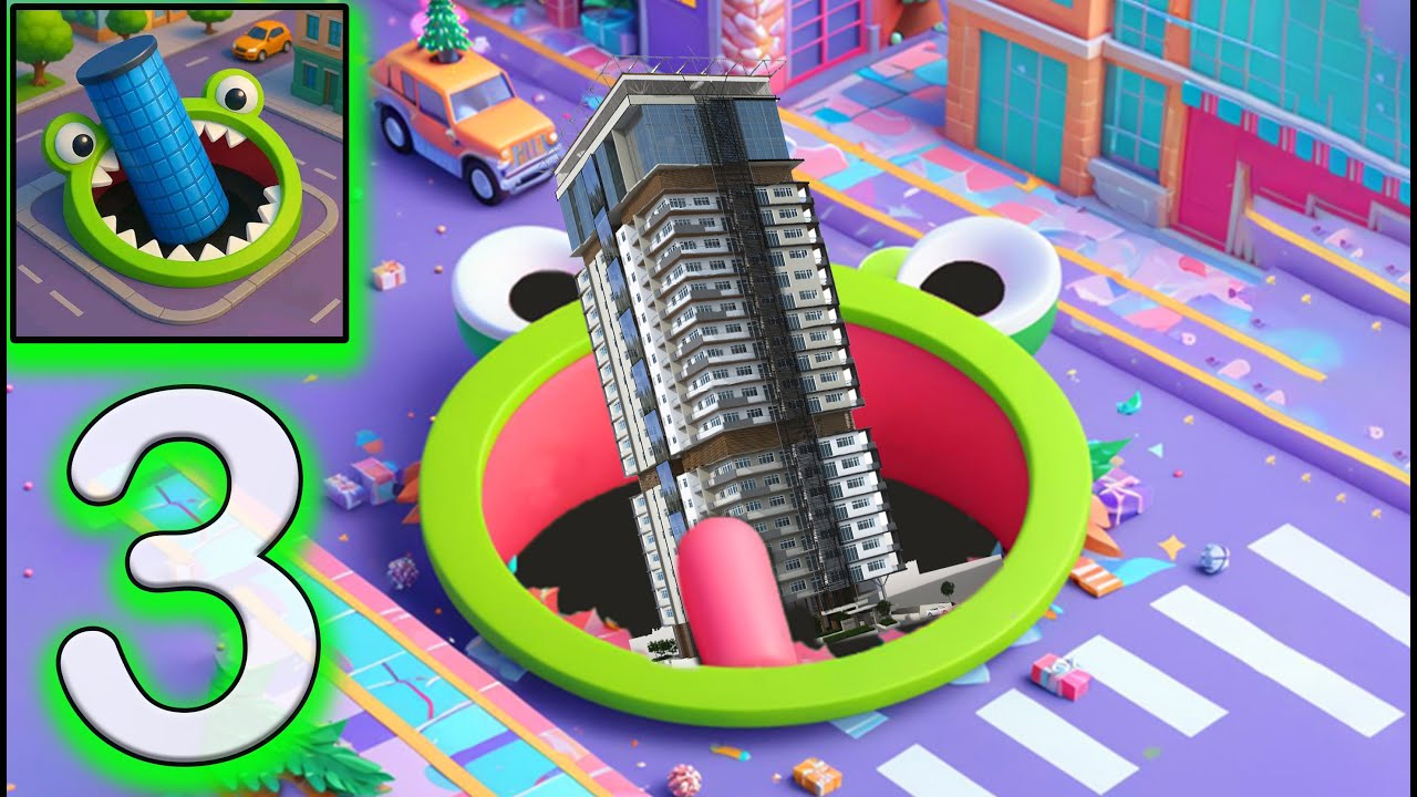 Hole .io : Walkthrough Gameplay Part -3