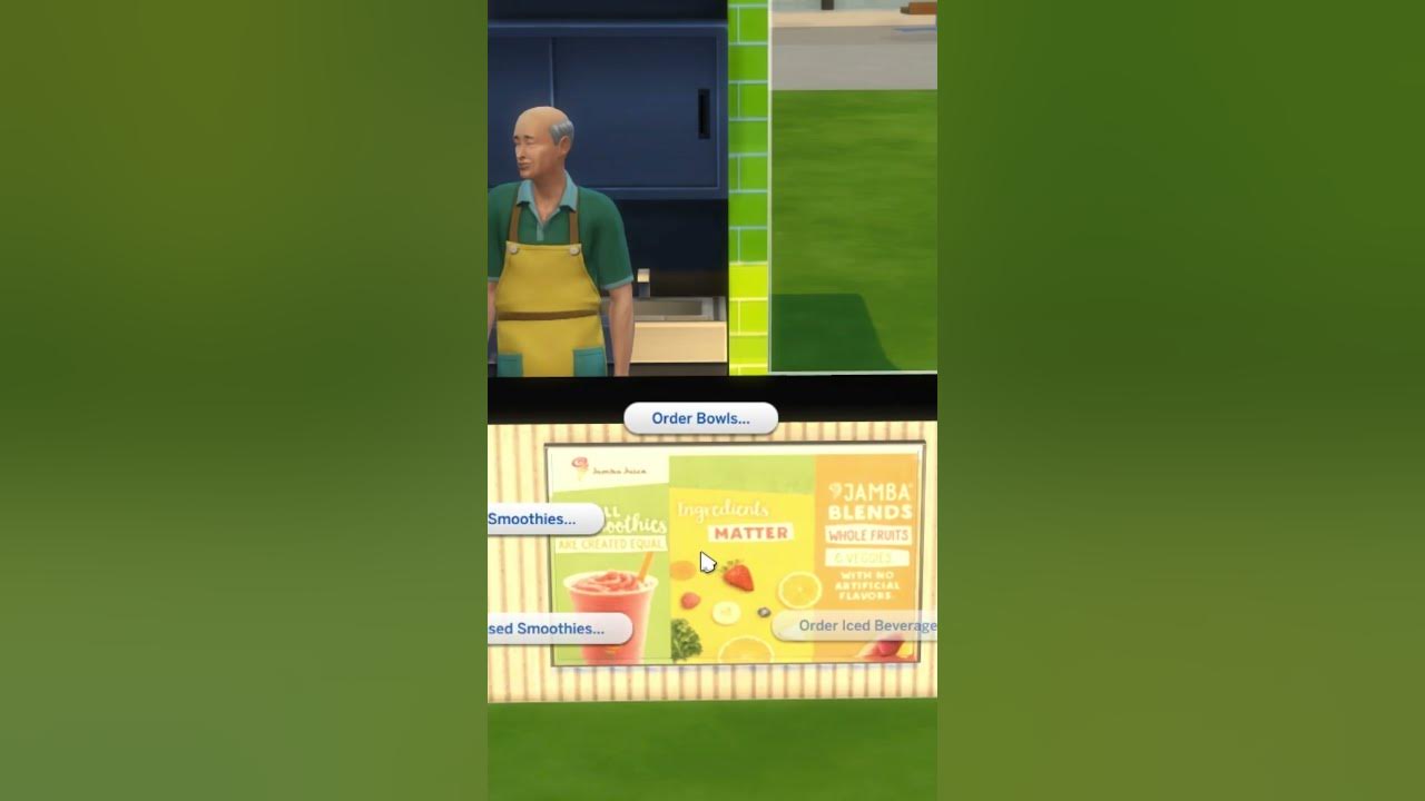 😱You NEED this Mod for your Sims! Smoothies in the Sims! sims4 