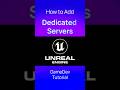Add Dedicated Game Servers in Unreal Engine without Building from Source #shorts