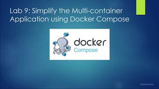 7. Practical Lab: Create a Multi container Application using Docker Compose