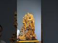 🌄 Sacred Buddha Amid Mountains &amp; Temples 🙏🪵 #buddha #statue #travel#wood statue#lord buddha#workout