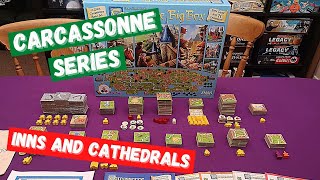 Carcassonne Inns and Cathedrals: How to playthrough - All Around The Board