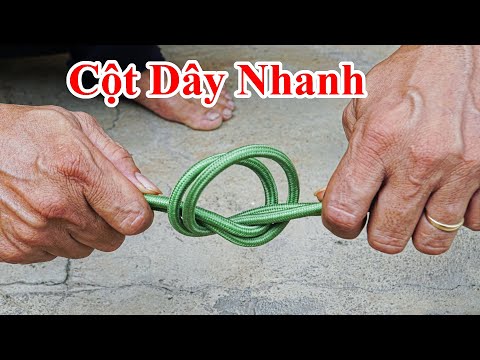 Cách Cột Dây Siêu Chắc Và Thẩm Mỹ / Hướng Dẫn Mẹo Cột 2 Đầu Dây Lại Với Nhau Dễ Mở Ra . Mẹo Vặt hay